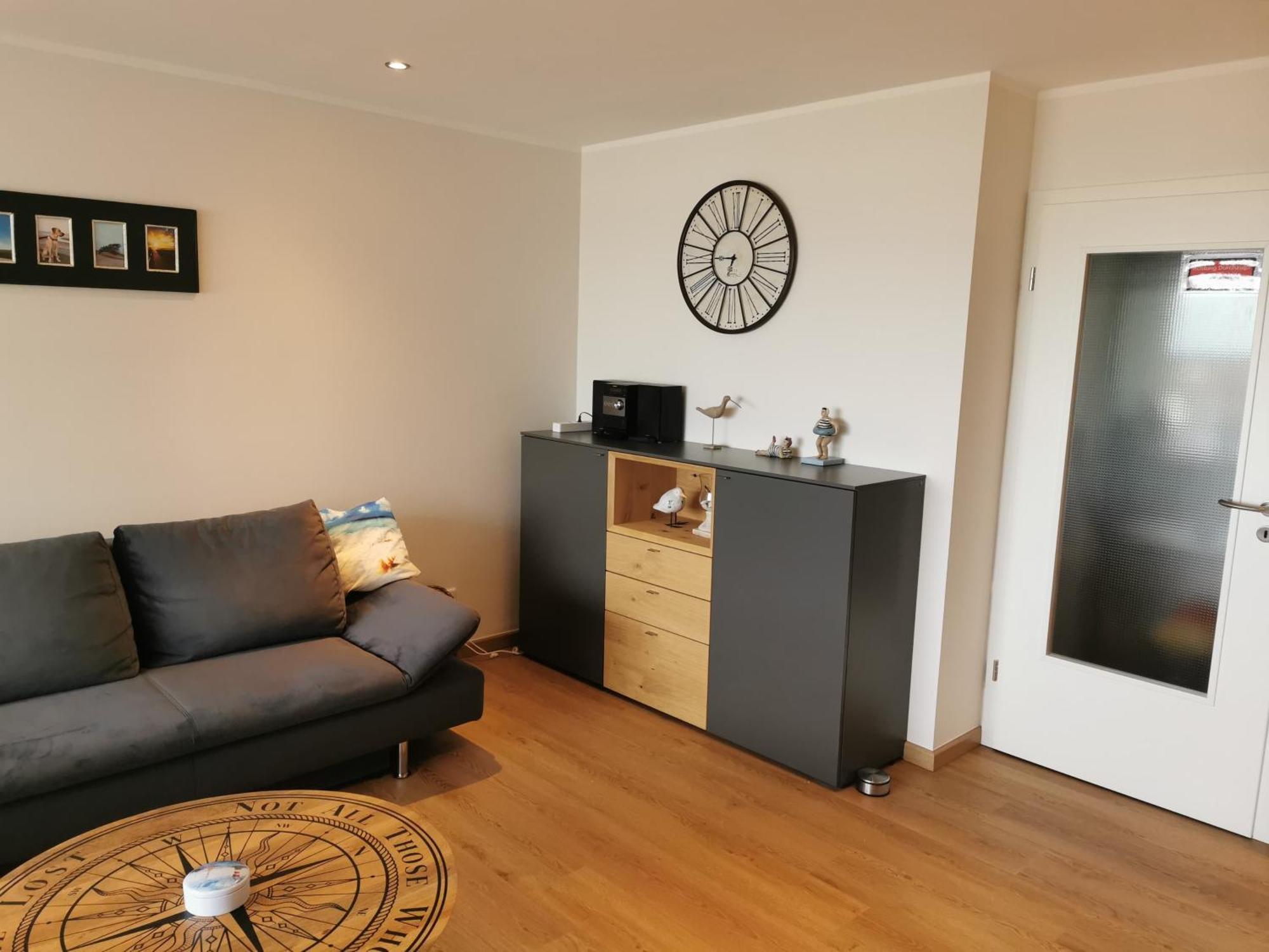 Strandkoje Im Haus Seeblick Bismarckstrasse 博尔库姆 外观 照片